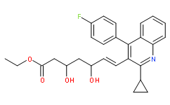 Ethyl (E)-3,5-dihydroxy-7-[2-cyclopropyl-4-(4-fluorophenyl)-3-Quinolinyl]-hept-6-enoate