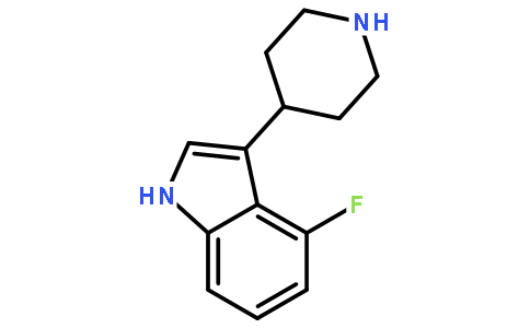 4-Fluoro-3-(piperidin-4-yl)-1H-indole