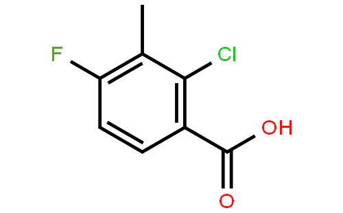 2-Chloro-4-fluoro-3-methylbenzoic acid