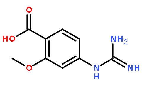 4-Guanidino-2-methoxybenzoic acid
