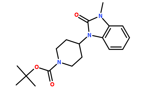tert-Butyl 4-(3-methyl-2-oxo-2,3-dihydro-1H-benzo[d]imidazol-1-yl)piperidine-1-carboxylate