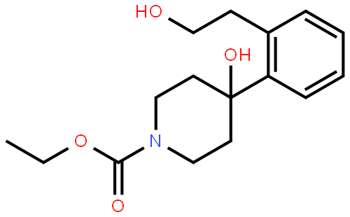 Ethyl 4-hydroxy-4-(2-(2-hydroxyethyl)phenyl)piperidine-1-carboxylate