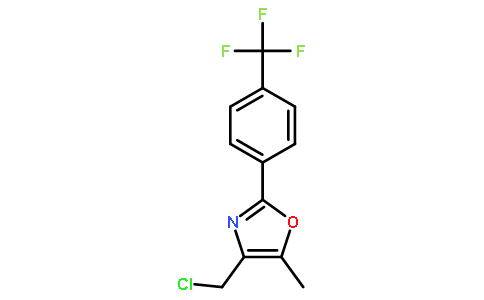 4-(CHLOROMETHYL)-5-METHYL-2-(4-(TRIFLUOROMETHYL)PHENYL)OXAZOLE