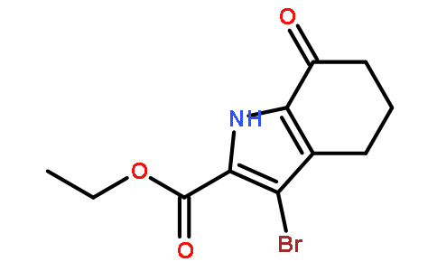 Ethyl 3-bromo-7-oxo-4,5,6,7-tetrahydro-1H-indole-2-carboxylate