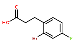 3-(2-BROMO-4-FLUORO-PHENYL)-PROPIONIC ACID