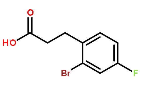 3-(2-bromo-4-fluoro-phenyl)-propionic acid
