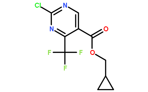 CYCLOPROPYLMETHYL 2-CHLORO-4-(TRIFLUOROMETHYL)PYRIMIDINE-5-CARBOXYLATE