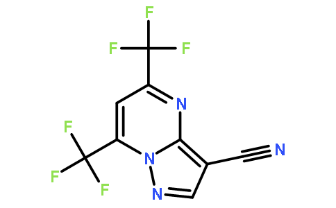 5,7-BIS(TRIFLUOROMETHYL)-3-CYANOPYRAZOLO[1,5-A]PYRIMIDINE