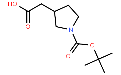 1-Boc-吡咯烷-3-乙酸
