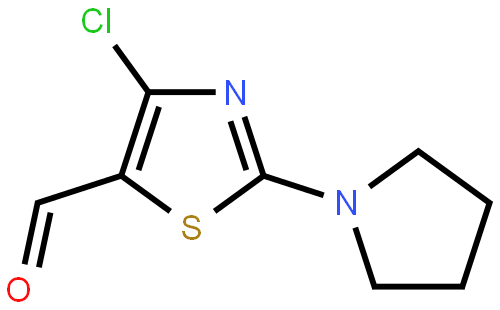 4-Chloro-2-(pyrrolidin-1-yl)thiazole-5-carbaldehyde
