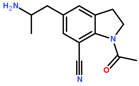 1-乙酰基-5-(2-氨基丙基)-2,3-二氢-7-氰基吲哚