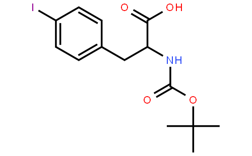 N-叔丁氧羰基-D-4-碘苯丙氨酸
