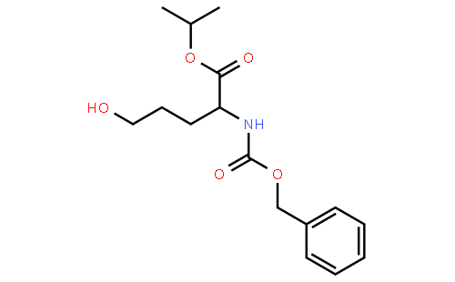 "L-Norvaline, 5-hydroxy-N-[(phenylmethoxy)carbonyl]-, 1-methylethyl ester"