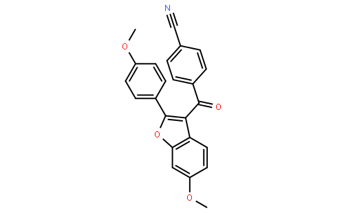 [6-Methoxy-2-(4-methoxyphenyl)benzo[b]furan-3-yl](4-cyanophenyl)methanone