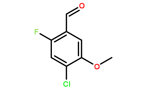 4-Chloro-2-fluoro-5-methoxy benzaldehyde