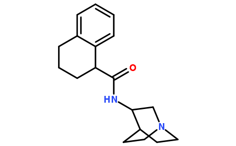 N-1-Azabicyclo[2.2.2]oct-3S-yl-1,2,3,4-tetrahydro-1S-naphthalenecarboxamide