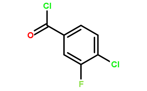 Benzoyl chloride, 4-chloro-3-fluoro- (9CI)