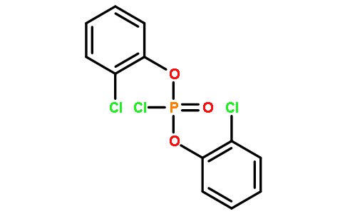 双(2-氯苯基)磷酰氯(cas:17776-78-2 结构式图片