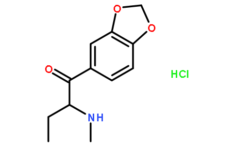 2-甲基氨基-1-(3',4'-亚甲二氧基苯基)丁-1-酮盐酸盐