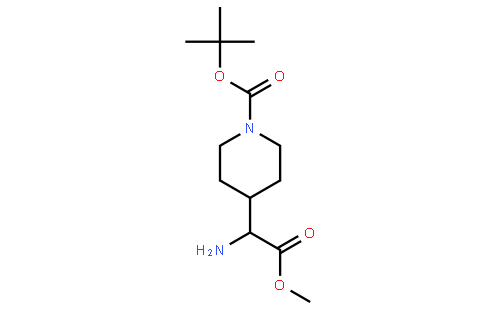 4-(AMINO-METHOXYCARBONYL-METHYL)-PIPERIDINE-1-CARBOXYLIC ACID TERT-BUTYL ESTER
