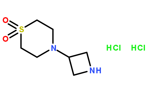 4-(Azetidin-3-yl)thiomorpholine 1,1-dioxide dihydrochloride