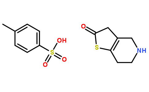 5,6,7,7a-四氢噻吩[3,2-C]吡啶-2(4H)-酮对甲苯磺酸盐