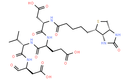 Biotinyl-Asp-Glu-Val-Asp-CHO