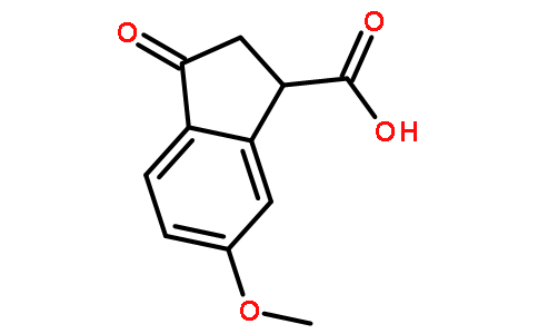 6-methoxy-3-oxo-2,3-dihydro-1H-indene-1-carboxylic acid