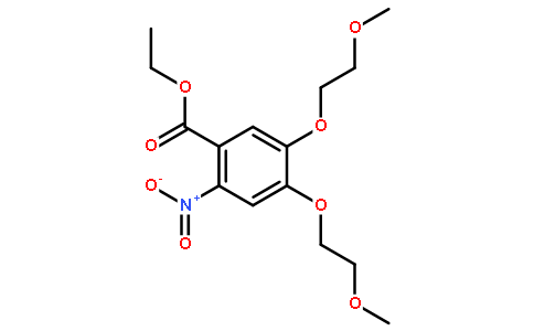 4,5-二(2-甲氧基乙氧基)-2-硝基苯甲酸乙酯