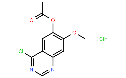 4-氯-7-甲氧基喹唑啉-6-醇乙酸酯盐酸盐