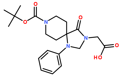 2-(8-(tert-Butoxycarbonyl)-4-oxo-1-phenyl-1,3,8-triazaspiro[4.5]decan-3-yl)acetic acid