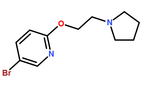 5-Bromo-2-(2-(pyrrolidin-1-yl)ethoxy)pyridine