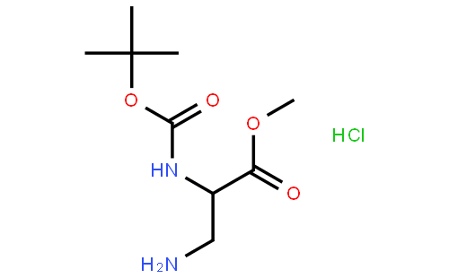 (S)-Methyl 3-amino-2-((tert-butoxycarbonyl)amino)propanoate hydrochloride