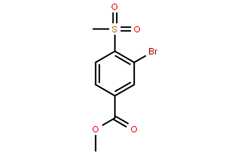 methyl 3-bromo-4-(methylsulfonyl)benzoate