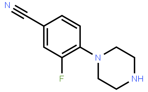 3-Fluoro-4-(piperazin-1-yl)benzonitrile