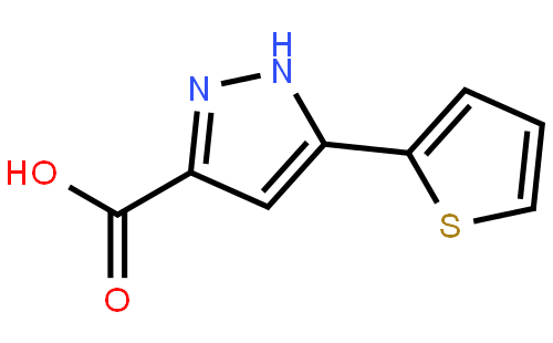 5-Thiophen-2-yl-1H-pyrazole-3-
carboxylic acid
