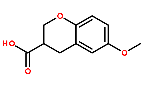 2H-1-Benzopyran-3-carboxylic acid, 3,4-dihydro-6-methoxy-