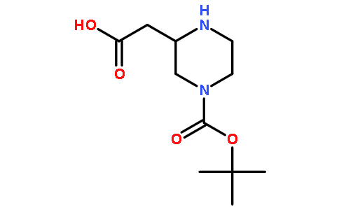 2-(4-(tert-Butoxycarbonyl)piperazin-2-yl)acetic acid