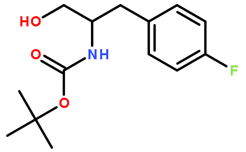 tert-butyl 3-(4-fluorophenyl)-1-hydroxypropan-2-ylcarbamate