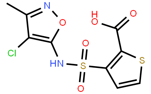 3-(N-(4-Chloro-3-methylisoxazol-5-yl)sulfamoyl)thiophene-2-carboxylic acid