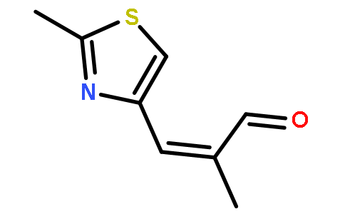 (E)-2-methyl-3-(2-methylthiazol-4-yl)acrylaldehyde