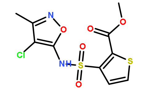 Methyl 3-(N-(4-chloro-3-methylisoxazol-5-yl)sulfamoyl)thiophene-2-carboxylate