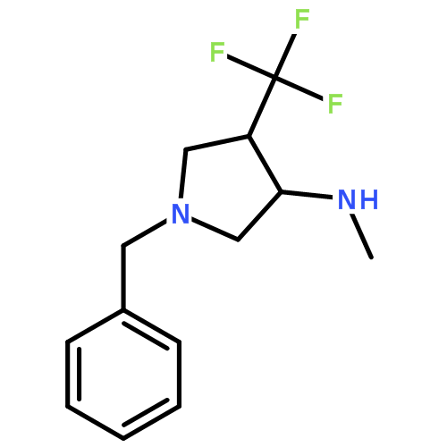 C-(1-Benzyl-4-trifluoromethyl-pyrrolidin-3-yl)-methylamine
