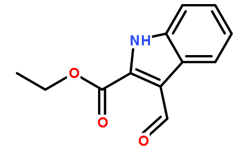 1H-INDOLE-2-CARBOXYLIC ACID,3-FORMYL-,ETHYL ESTER
