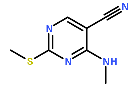4-(Methylamino)-2-(methylthio)pyrimidine-5-carbonitrile