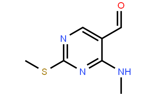 4-(Methylamino)-2-(methylthio)pyrimidine-5-carbaldehyde