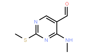 4-(methylamino)-2-(methylthio)pyrimidine-5-carbaldehyde
