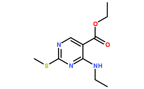 Ethyl 4-(ethylamino)-2-(methylthio)pyrimidine-5-carboxylate