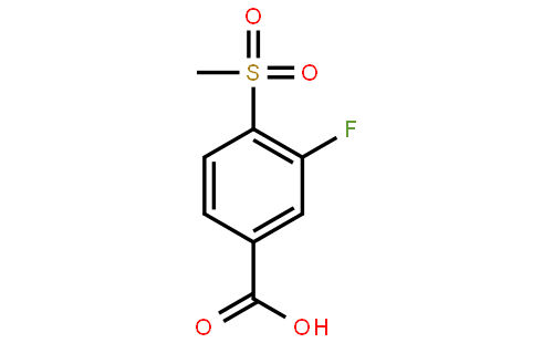 3-Fluoro-4-(methylsulfonyl)benzoic Acid