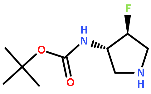 trans-(3-boc-amino)-4-fluoropyrrolidine